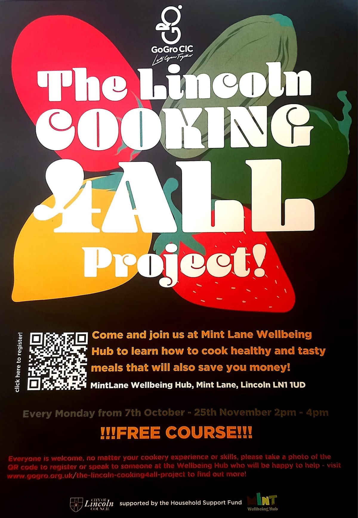 Mint Lane Wellbeing Hub Cooking Session