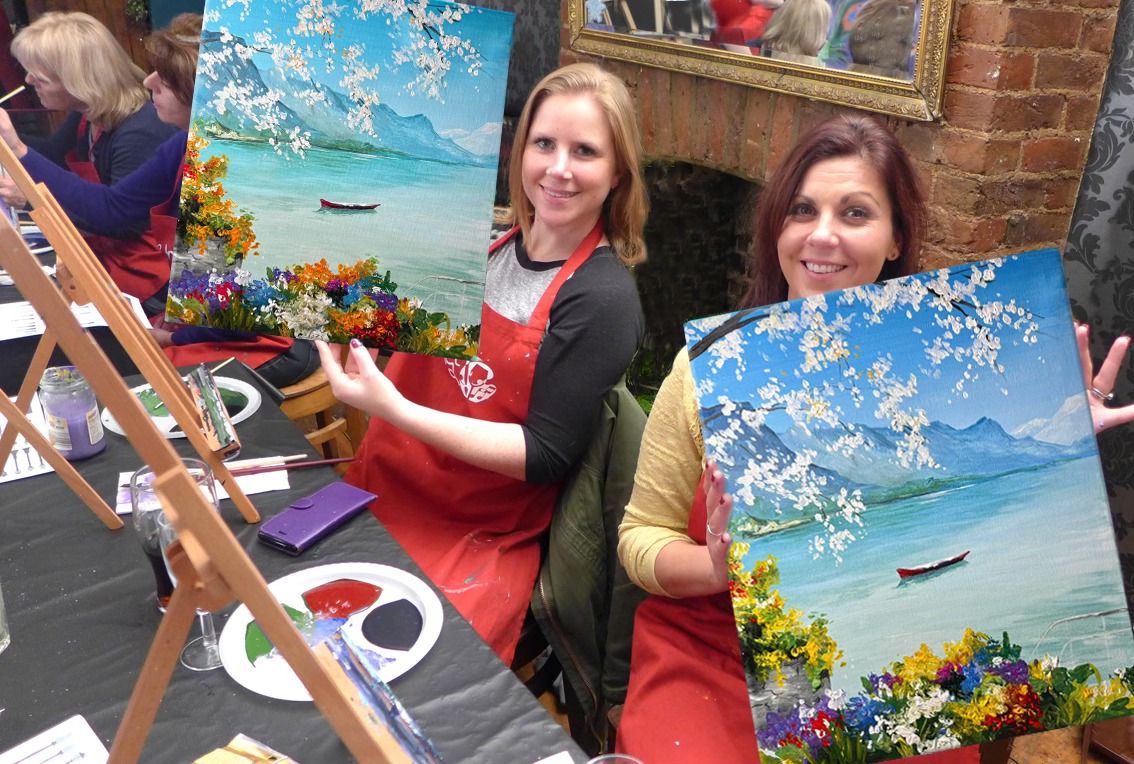 Join Brush Party to paint 'Blossom Bay' in Beaconsfield