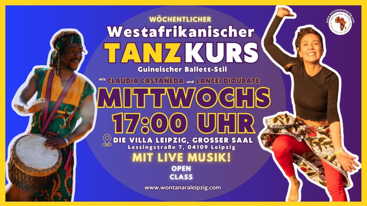 Westafrikanischer Tanzkurs mittwochs!