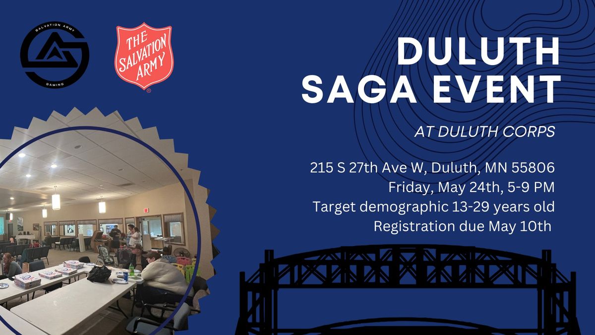 Duluth\/Northern SAGA Gaming Event