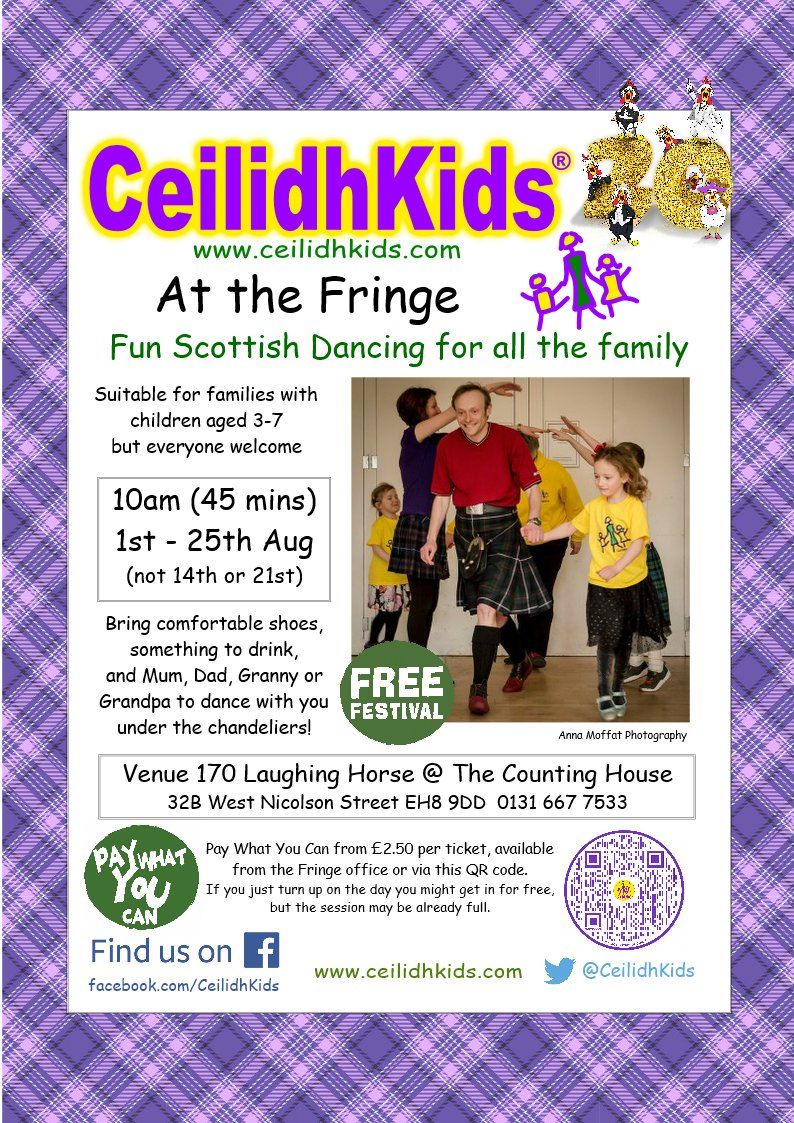 CeilidhKids at the Fringe