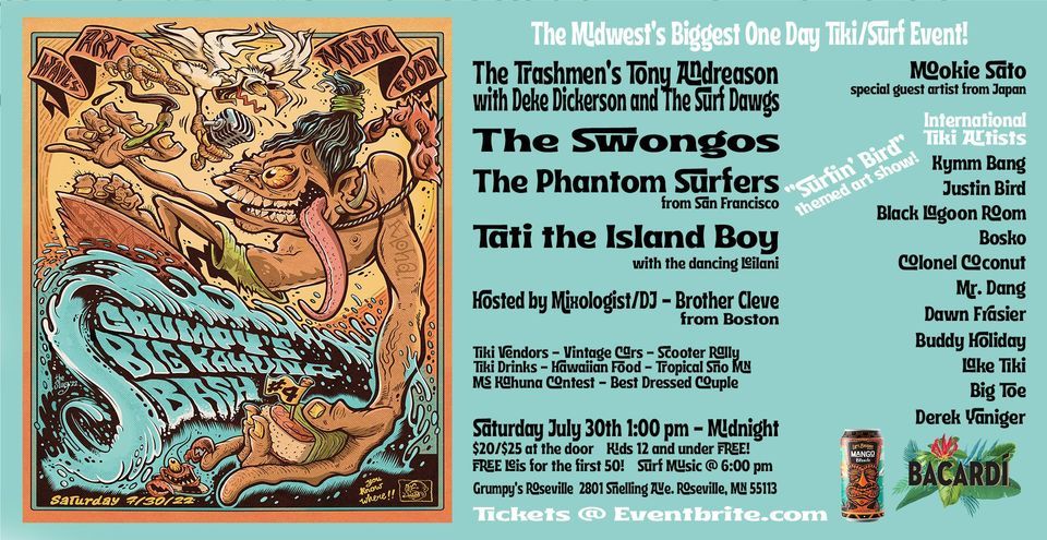 GRUMPYS BIG KAHUNA BASH 4, Grumpy's Bar & Grill Roseville, 30 July 2022