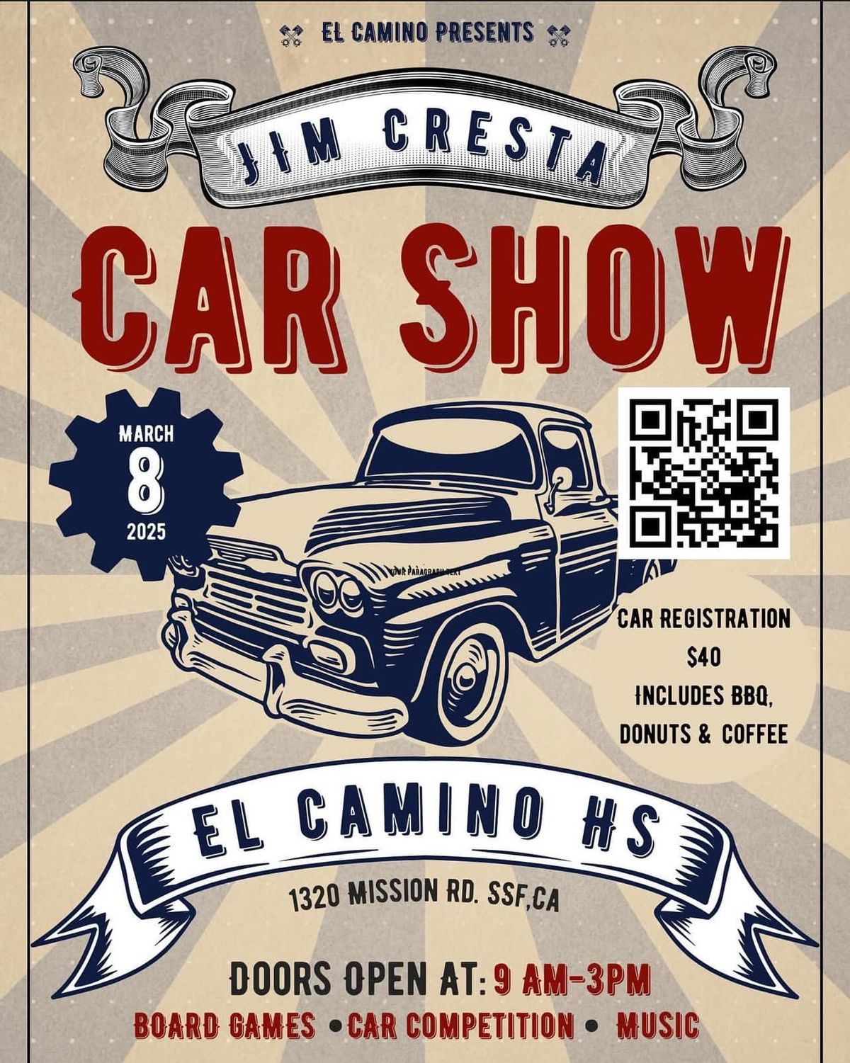 Jim Cresta Memorial Car Show