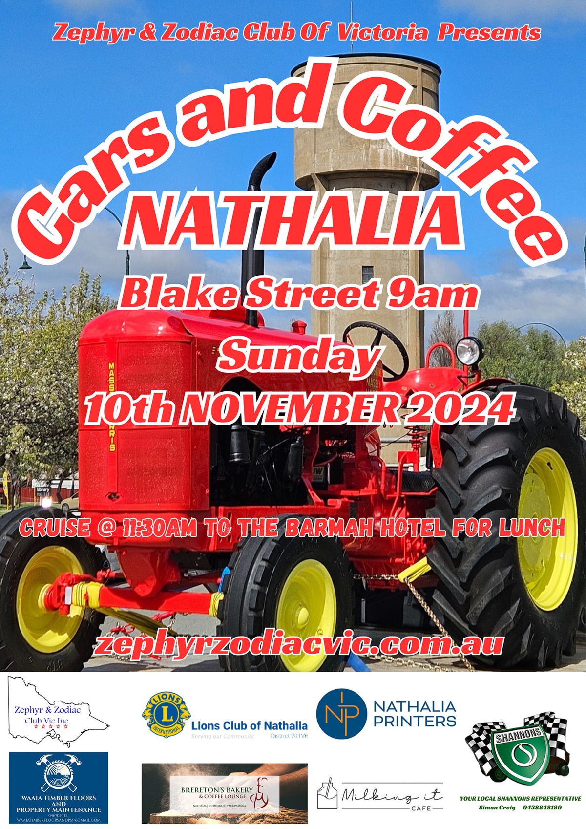 Cars and Coffee Cruise to Barmah Hotel Motel