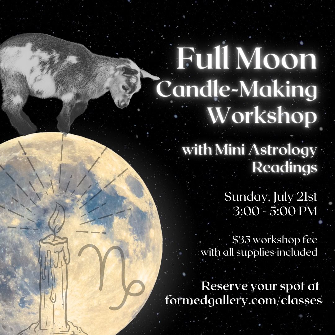 Capricorn Full Moon Candle-Making Workshop