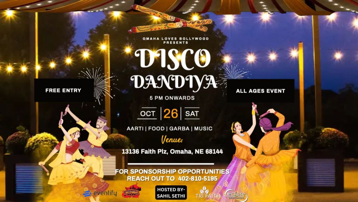 DISCO DANDIYA - ALL AGES FREE FAMILY EVENT - RSVP 