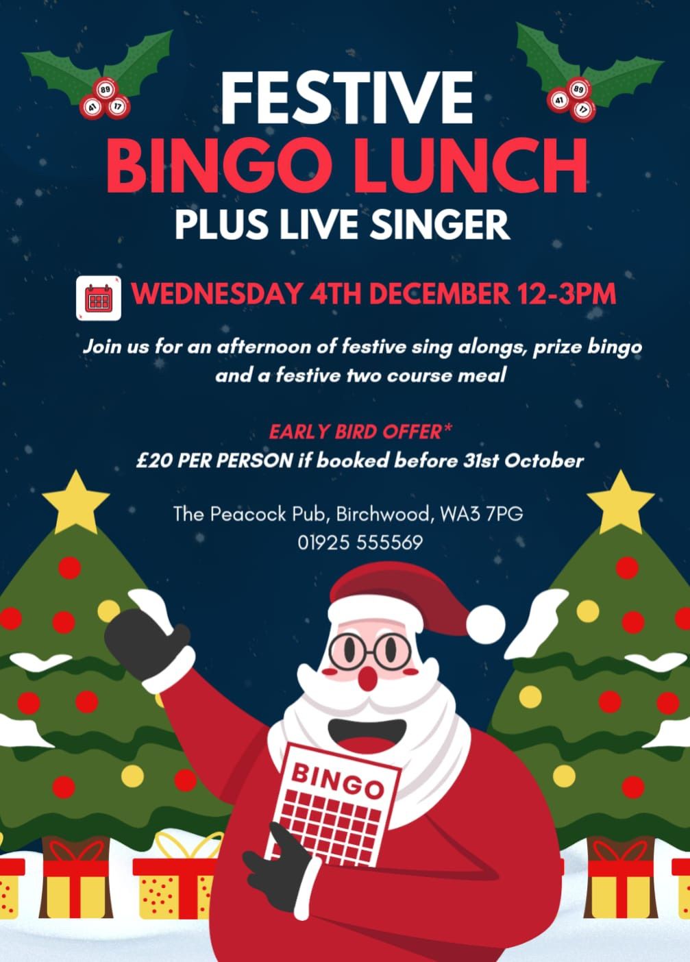 Festive Bingo Lunch