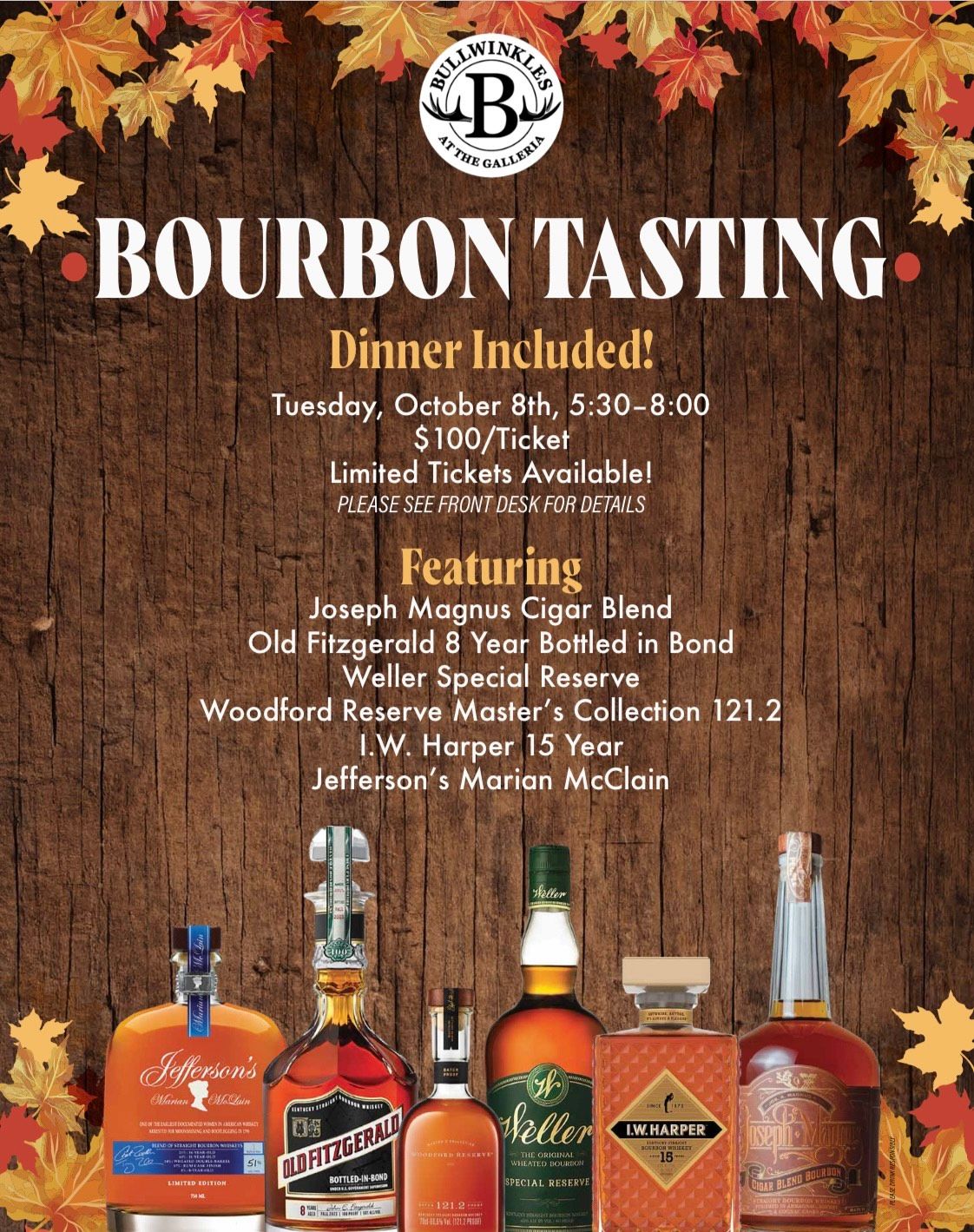 Bourbon Tasting