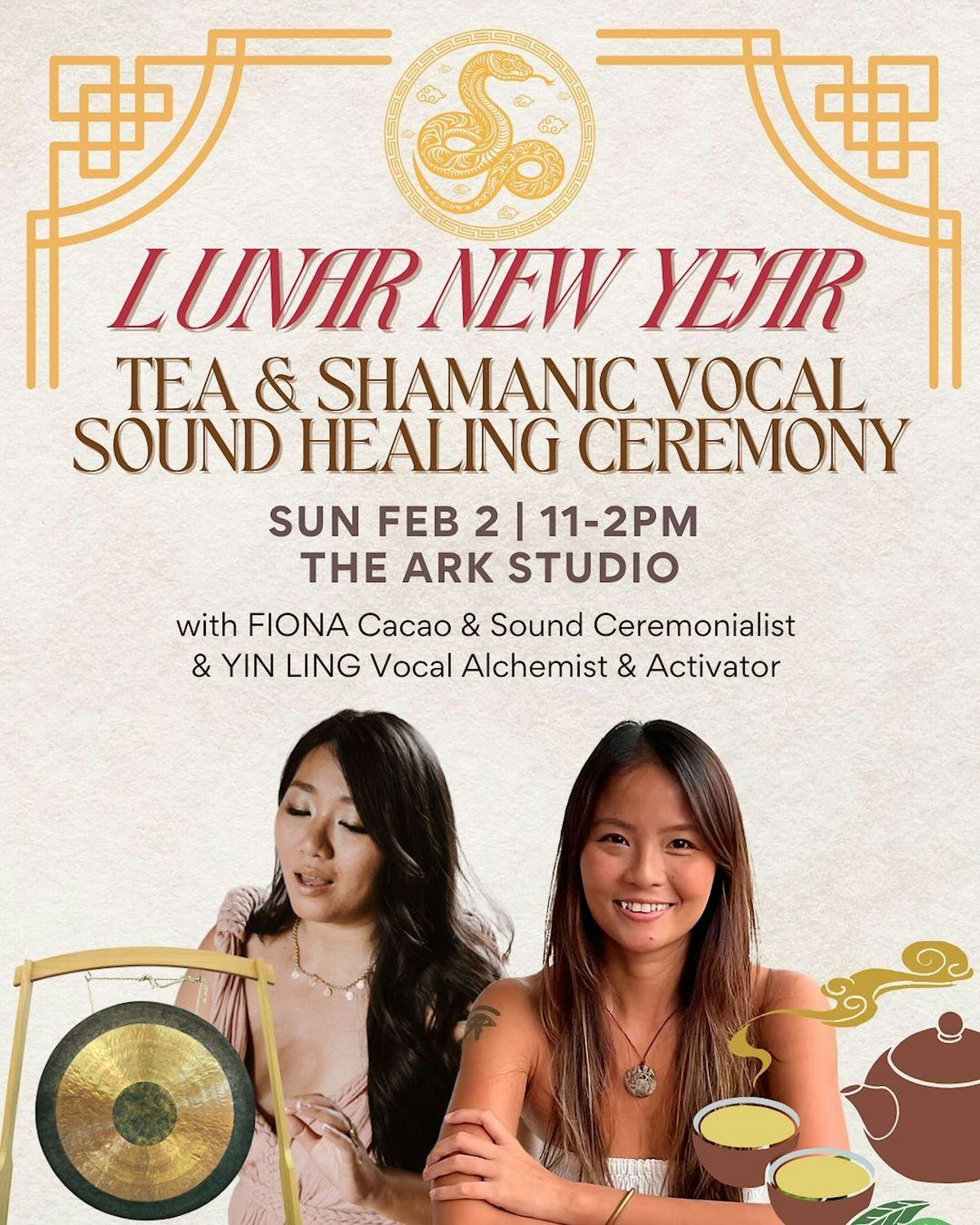 Lunar New Year - Tea & Shamanic Vocal Sound Healing Ceremony