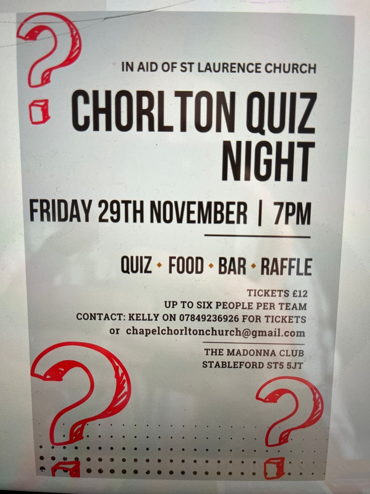 Chorlton Quiz Night