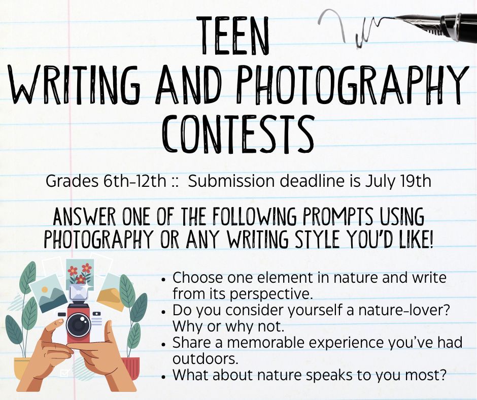 Teen Writing and Photography Contests