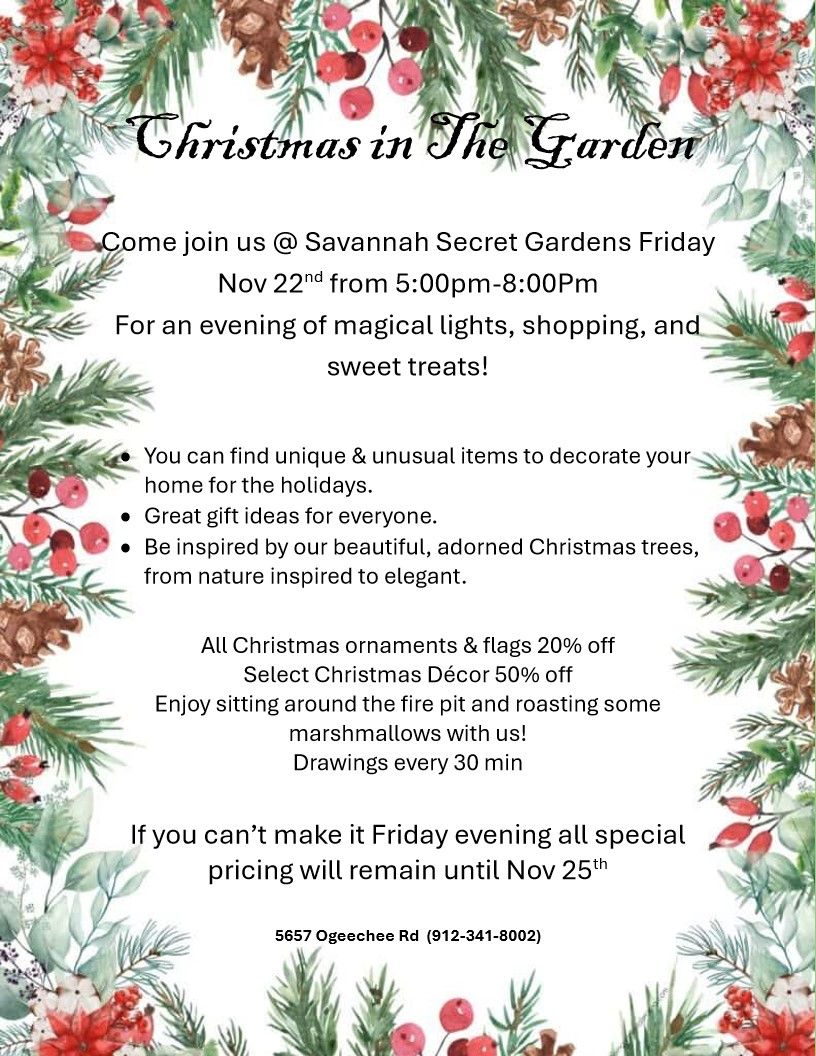 Christmas in The Garden