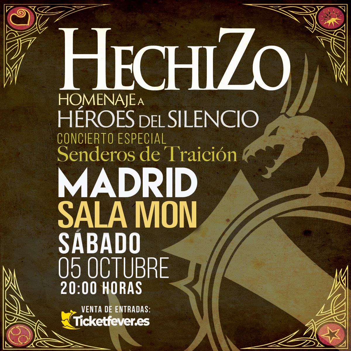 HECHIZO - Tributo a H\u00e9roes del silencio - Madrid