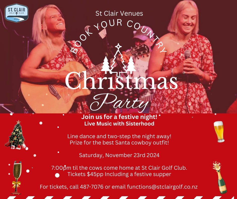 Christmas Country Function Featuring Sisterhood 