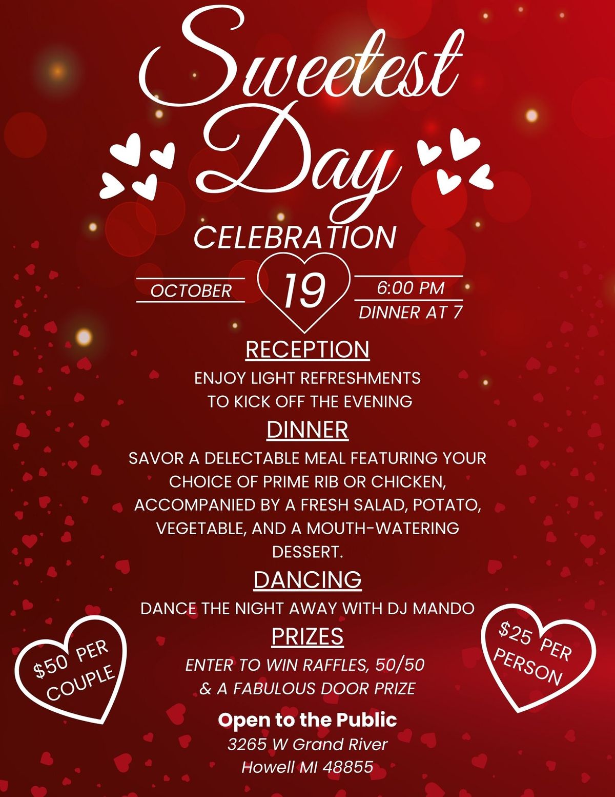 Sweetest Day Celebration