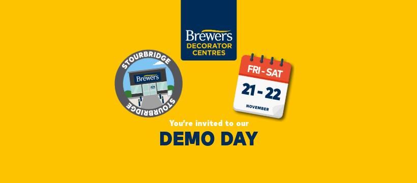 Demo Day at Brewers Decorator Centres Stourbridge