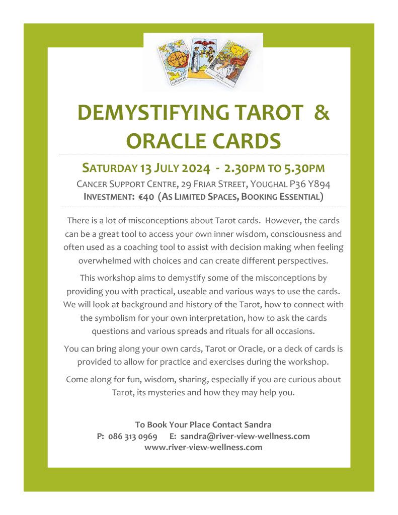 DeMystifying\/Introduction to Tarot & Oracle Cards