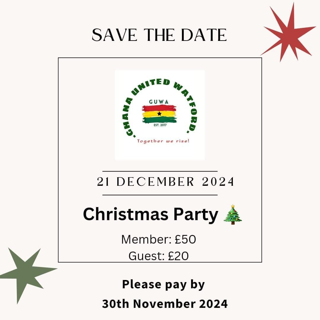 Ghana United Watford Christmas Party