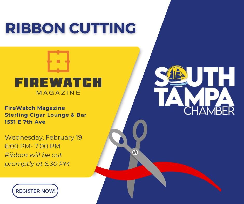 Ribbon Cutting for FireWatch Magazine