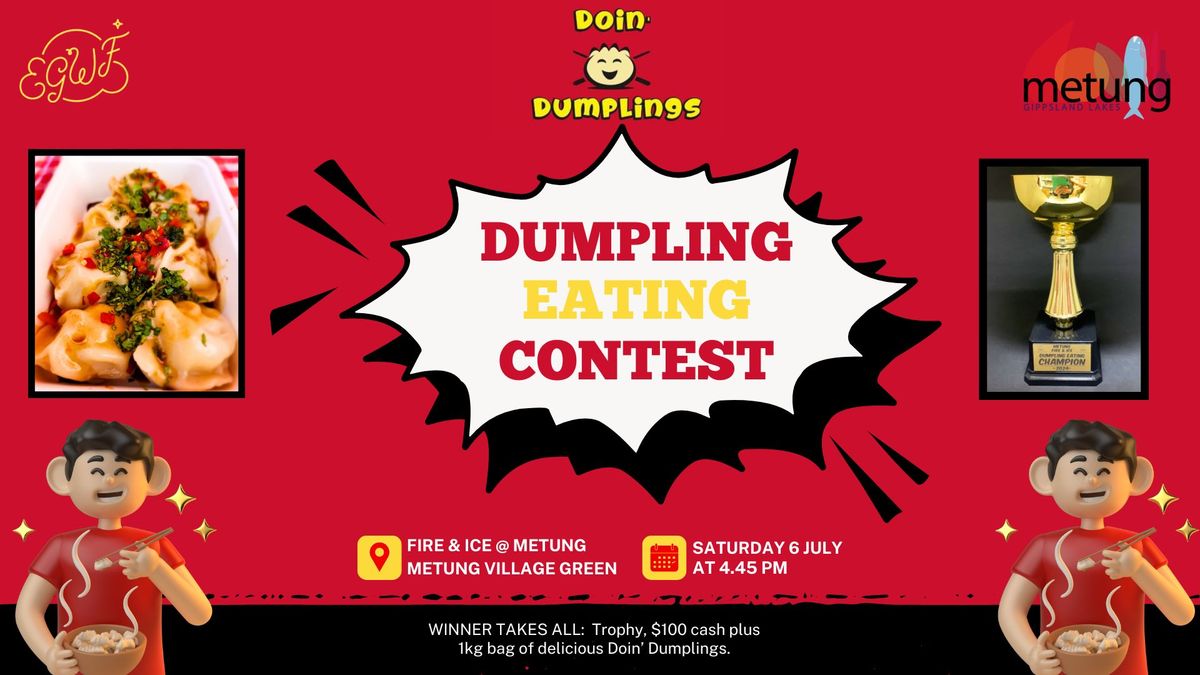 Doin' Dumplings Dumpling Eating Contest at Fire & Ice @ Metung