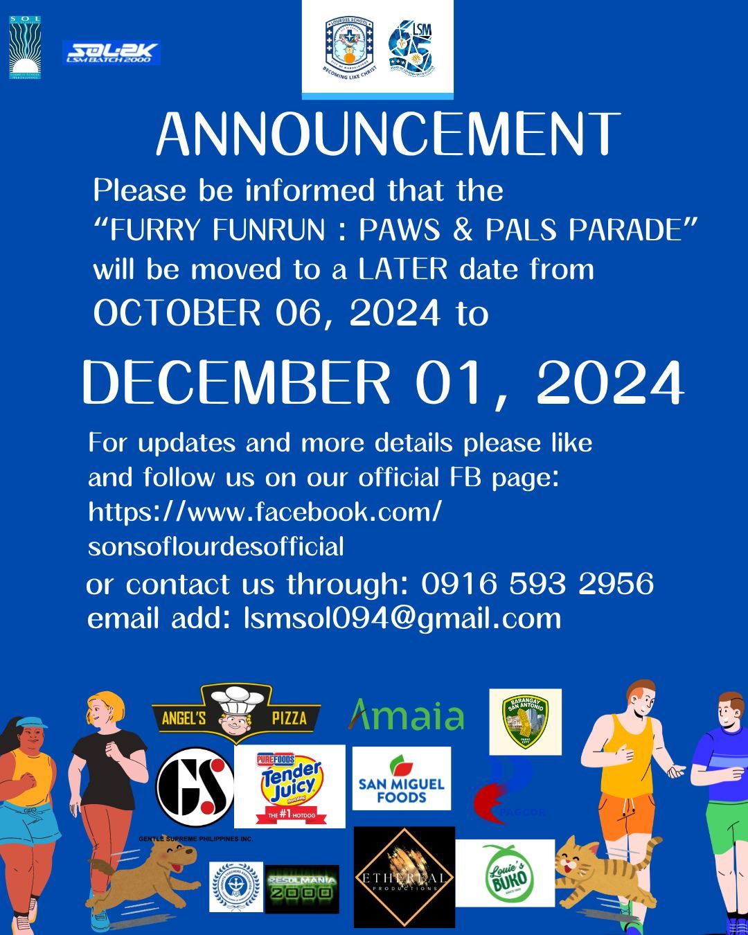 FURRY FUN RUN Paws & Pals Parade 2024