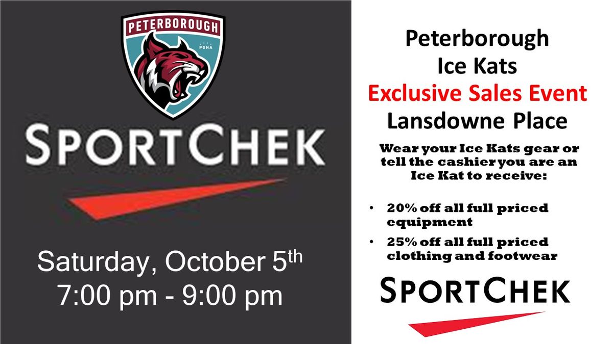 PGHA x Sportchek Lansdowne Exclusive Shopping Night