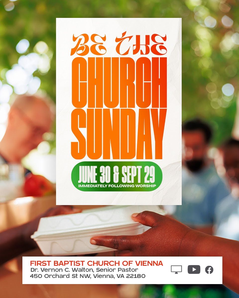 Be the Church Sunday!