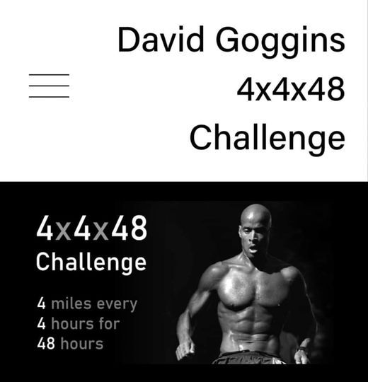 4X4X48 David Goggins Challenge UK