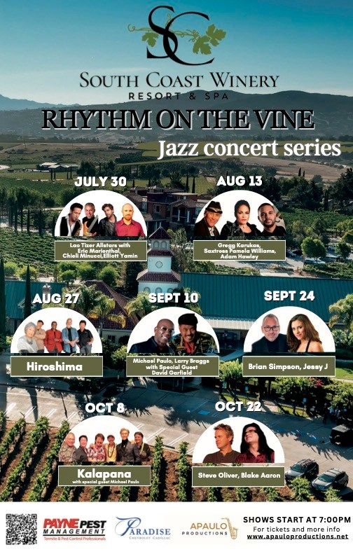 Rhythm on the Vine Jazz concerts 