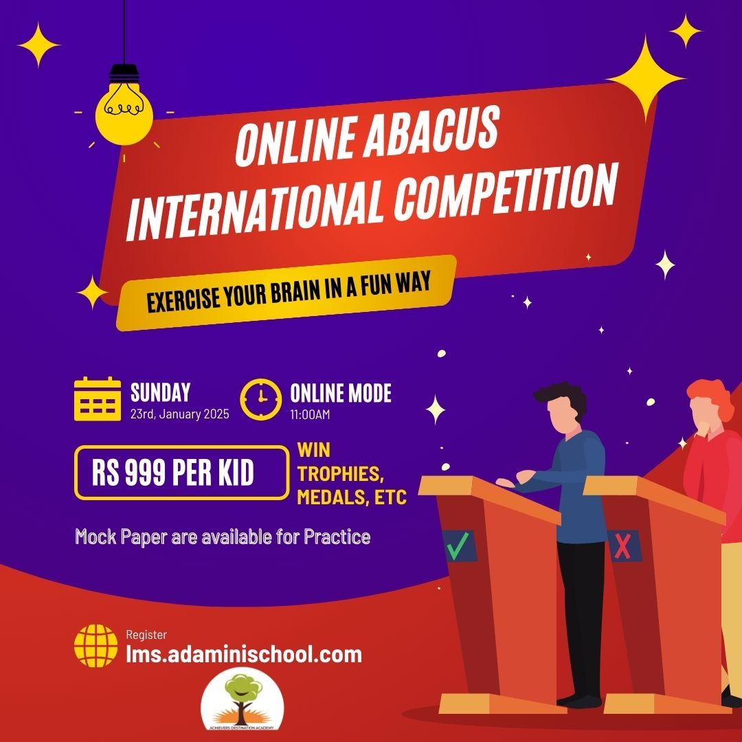 13th Open International Abacus Competition