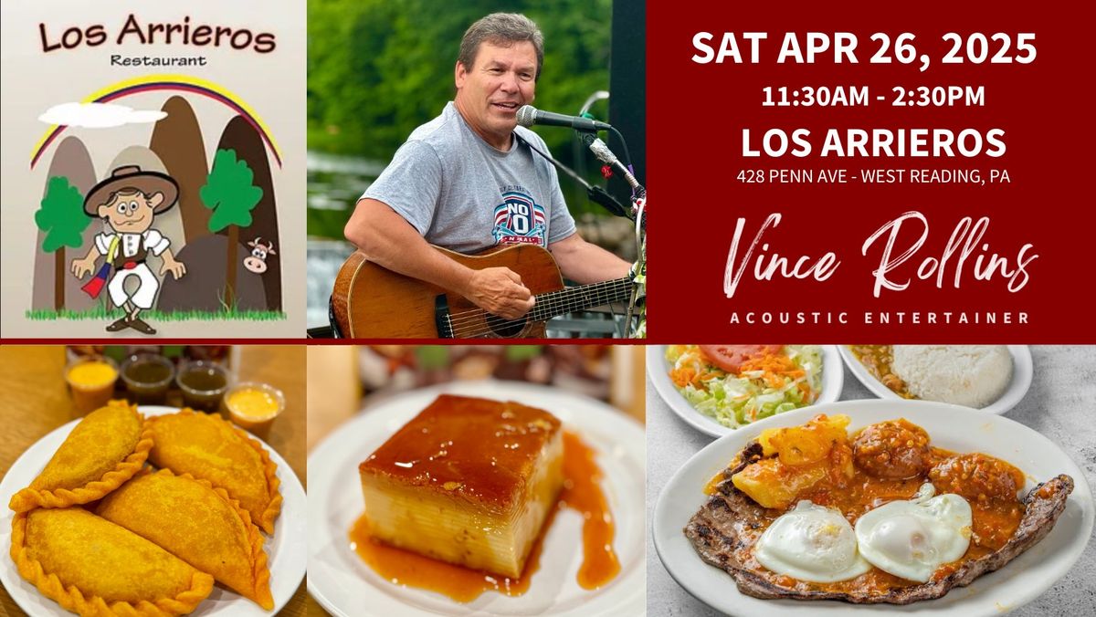 Vince Rollins at Los Arrieros for Craft Pretzel & Beer Festival