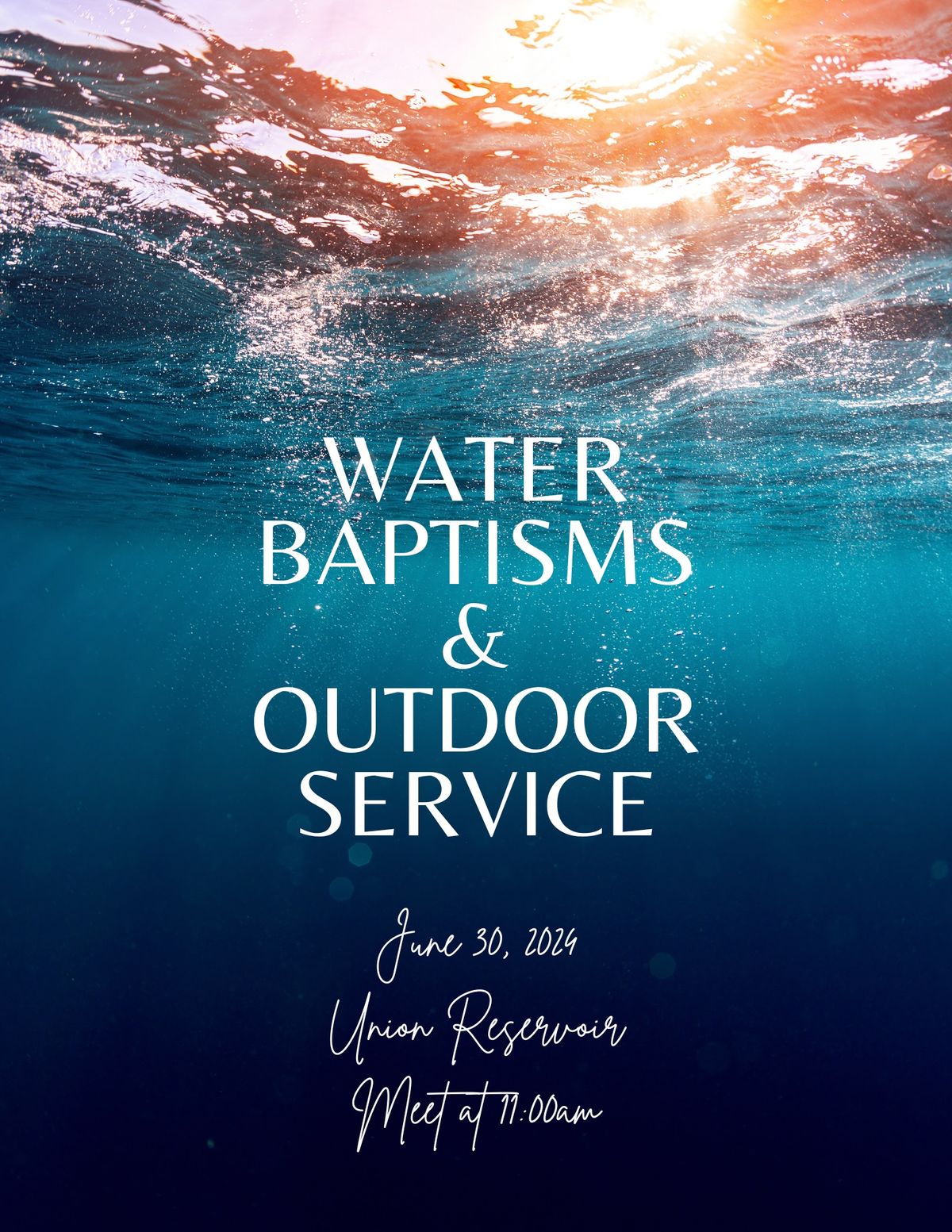 Water Baptisms and Outdoor Service 
