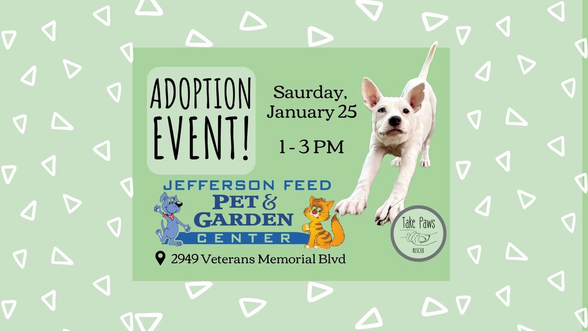 Adoption Event at Jefferson Feed