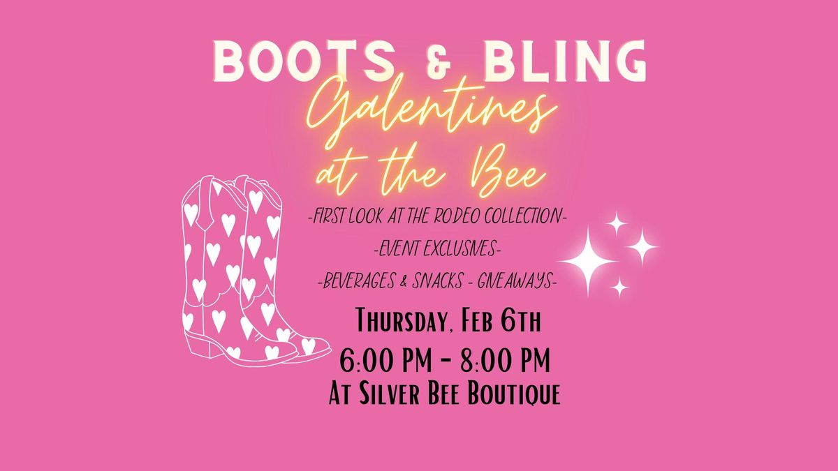 Boots & Bling Galentines at the Bee