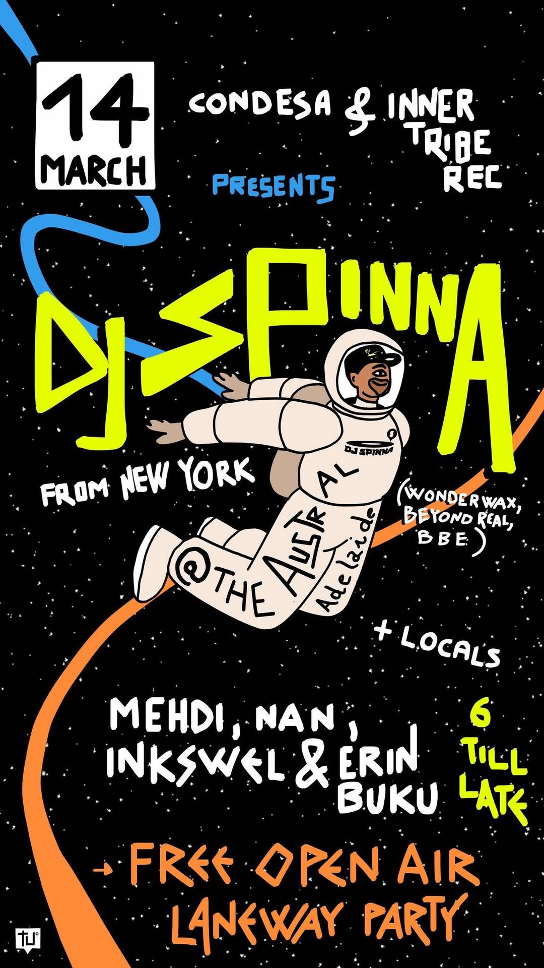 DJ SPINNA (Wonderwax \/ NYC) Laneway Party