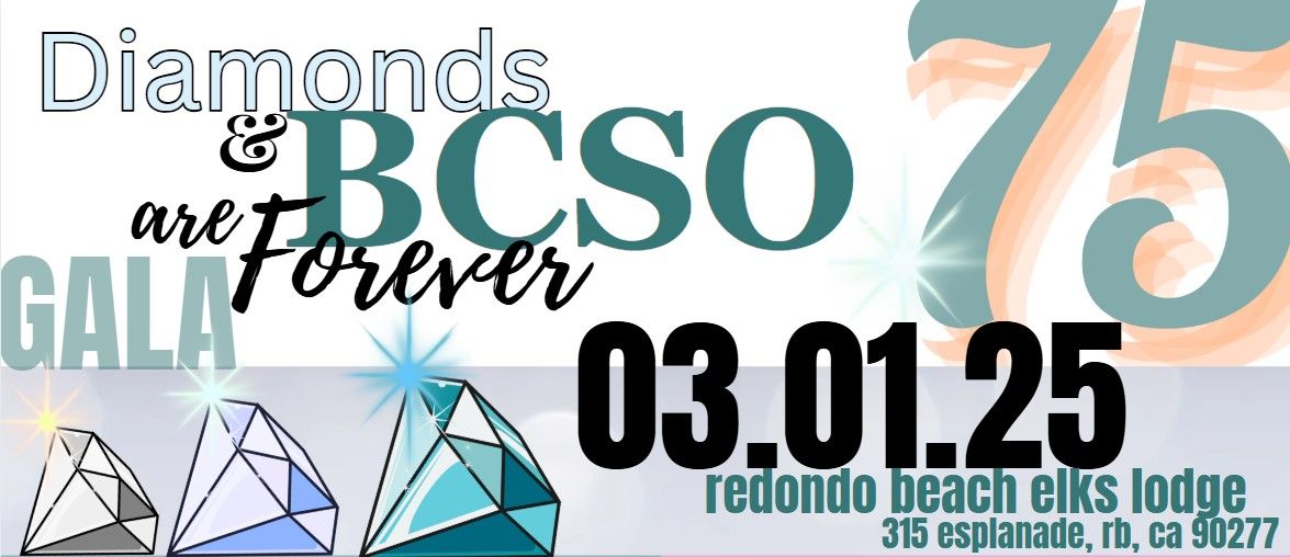 Beach Cities Symphony's 75th Anniversary "Diamonds & BCSO are Forever" Diamond Jubilee Gala!