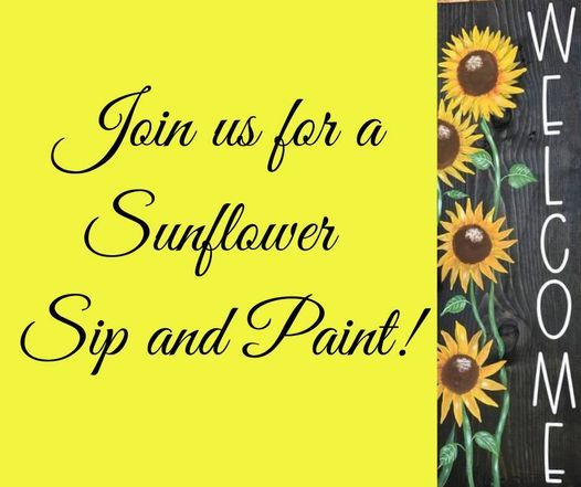 Sunflower Sip and Paint