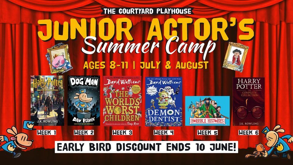 Junior Actors Summer Camp 2023 8-11 Years (Morning & Afternoon) - JULY