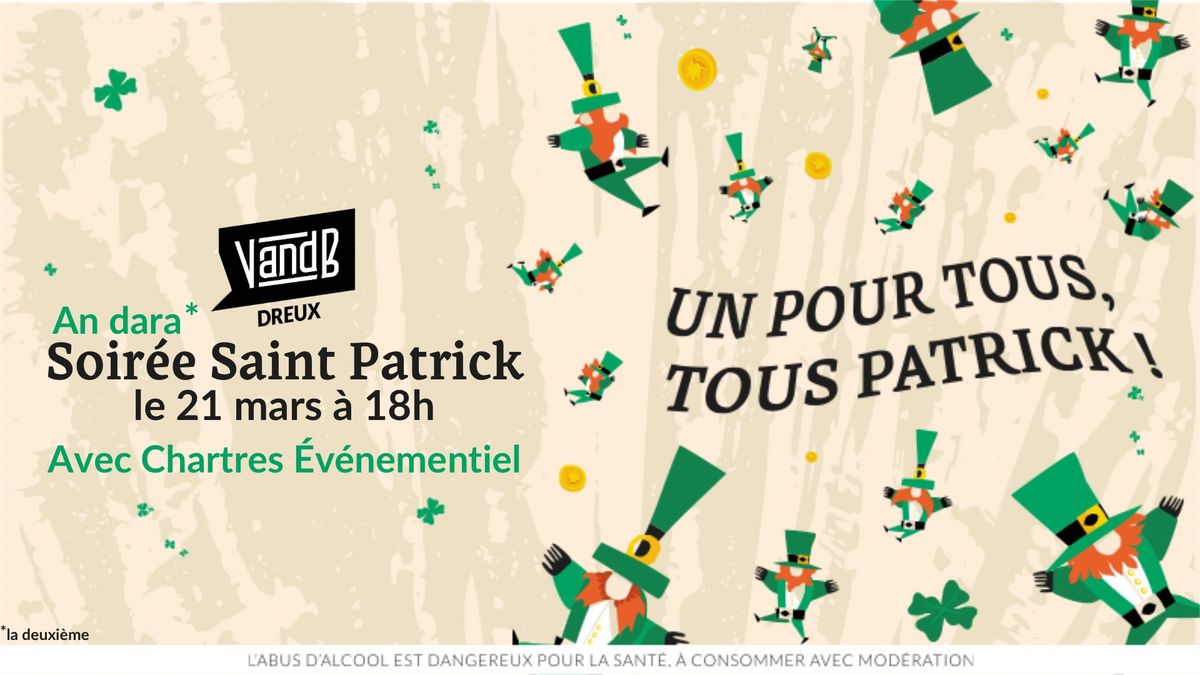 SOIR\u00c9E SAINT PATRICK avec DJ (CHARTRES \u00c9V\u00c9NEMENTIEL) 