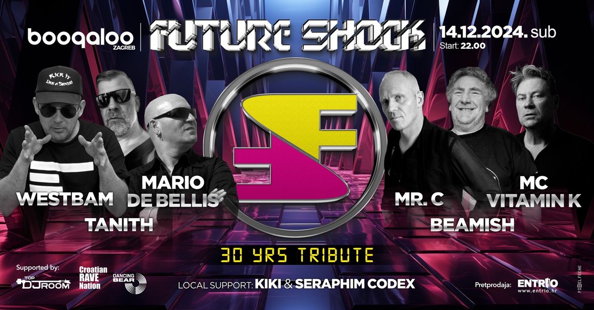 FUTURE SHOCK | 30 YRS TRIBUTE w. Westbam | Mr. C | Tanith | Mario De Bellis | Beamish | MC Vitamin K