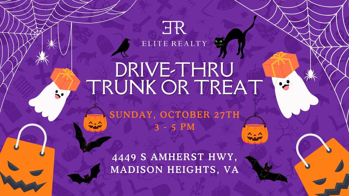 Elite Realty's 5th Annual Drive-Thru Trunk or Treat