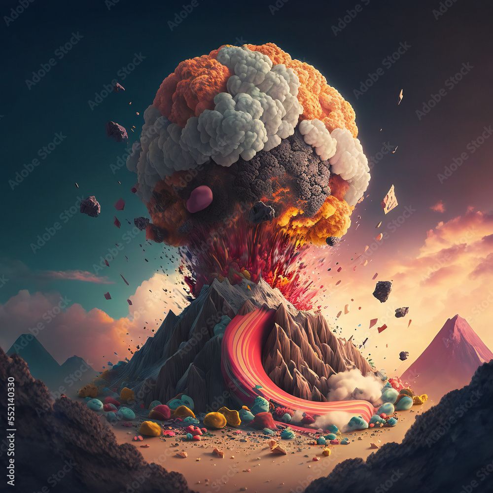 Candy Volcano