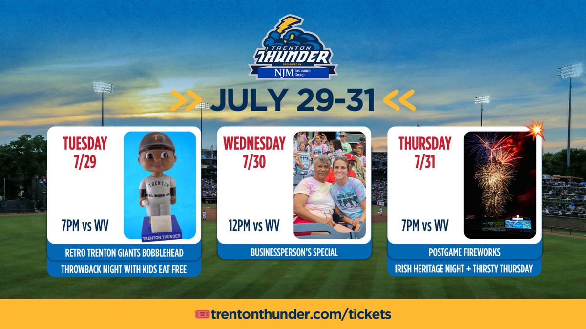 Williamsport Crosscutters at Trenton Thunder