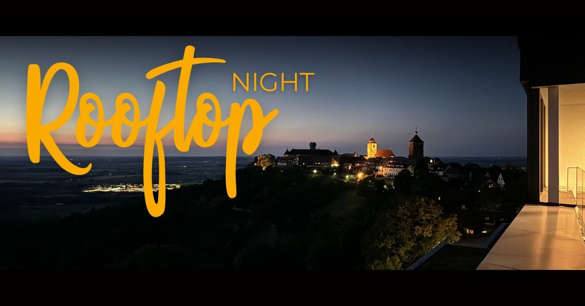 Rooftop Night im Panoramahotel Waldenburg