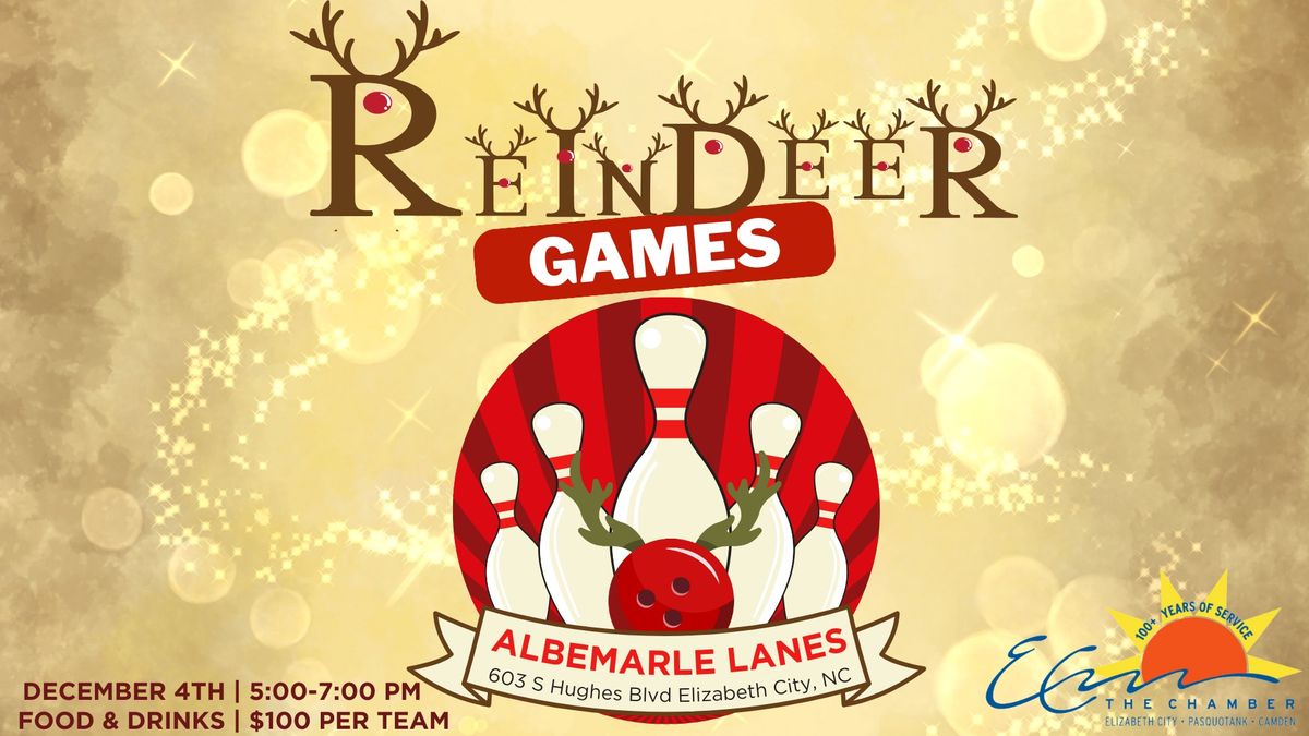 Reindeer Bowling Games - Albemarle Lanes