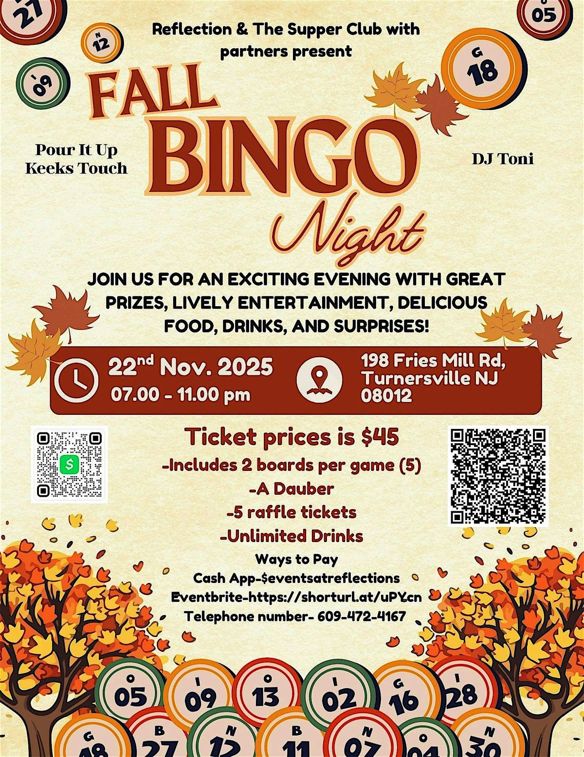 Fall BINGO Night