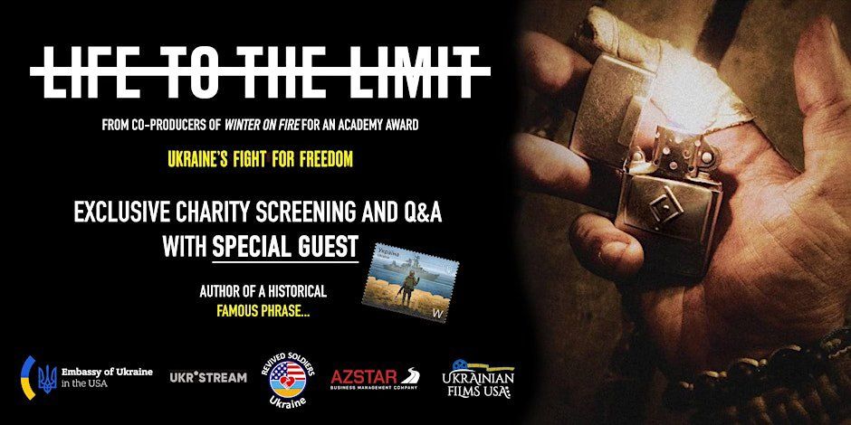 Fort Lauderdale, FL - Exclusive Charity Screening "Life to the Limit" and Q&A with special guest