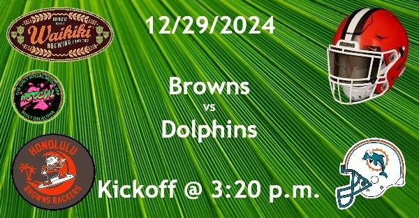 Browns vs Dolphins