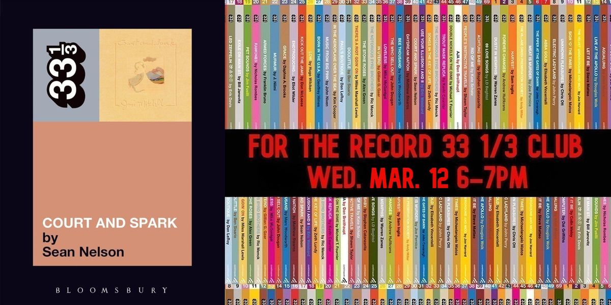 33 1\/3: Joni Mitchell's Court & Spark (Note Date)