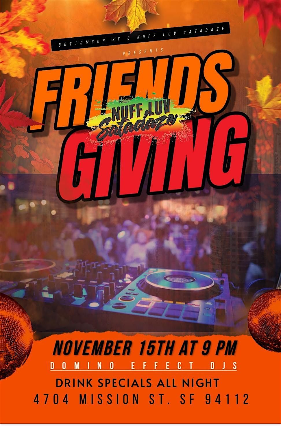 NUFF LUV SATADAZE SF